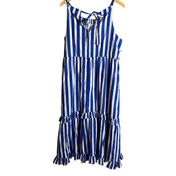 Tuckernuck Pomander Place Avondale Dress Blue Stripe Size XXL - Picture 6 of 7